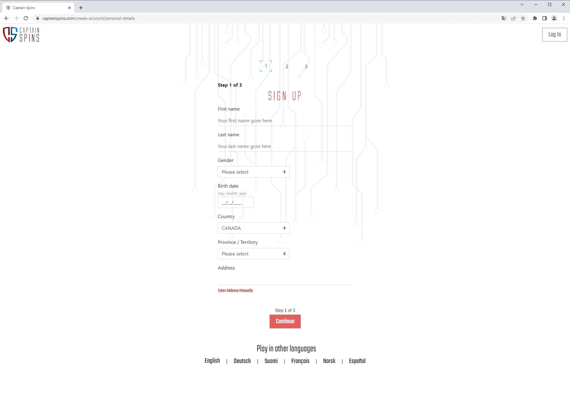 mobile app